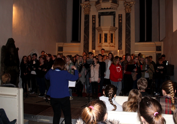 Weihnachtskonzert der Oberschule Naunhof in der evangelischen Stadtkirche